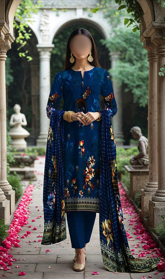 Digital Print Linen 3 Piece Suits – 10 Unique Designs | Same Premium Quality | Bold Shirt | Fancy Dupatta | Limited Stock