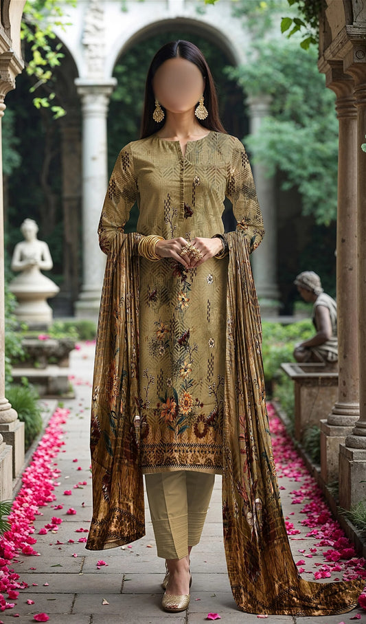Digital Print Linen 3 Piece Suits – 10 Unique Designs | Same Premium Quality | Bold Shirt | Fancy Dupatta | Limited Stock