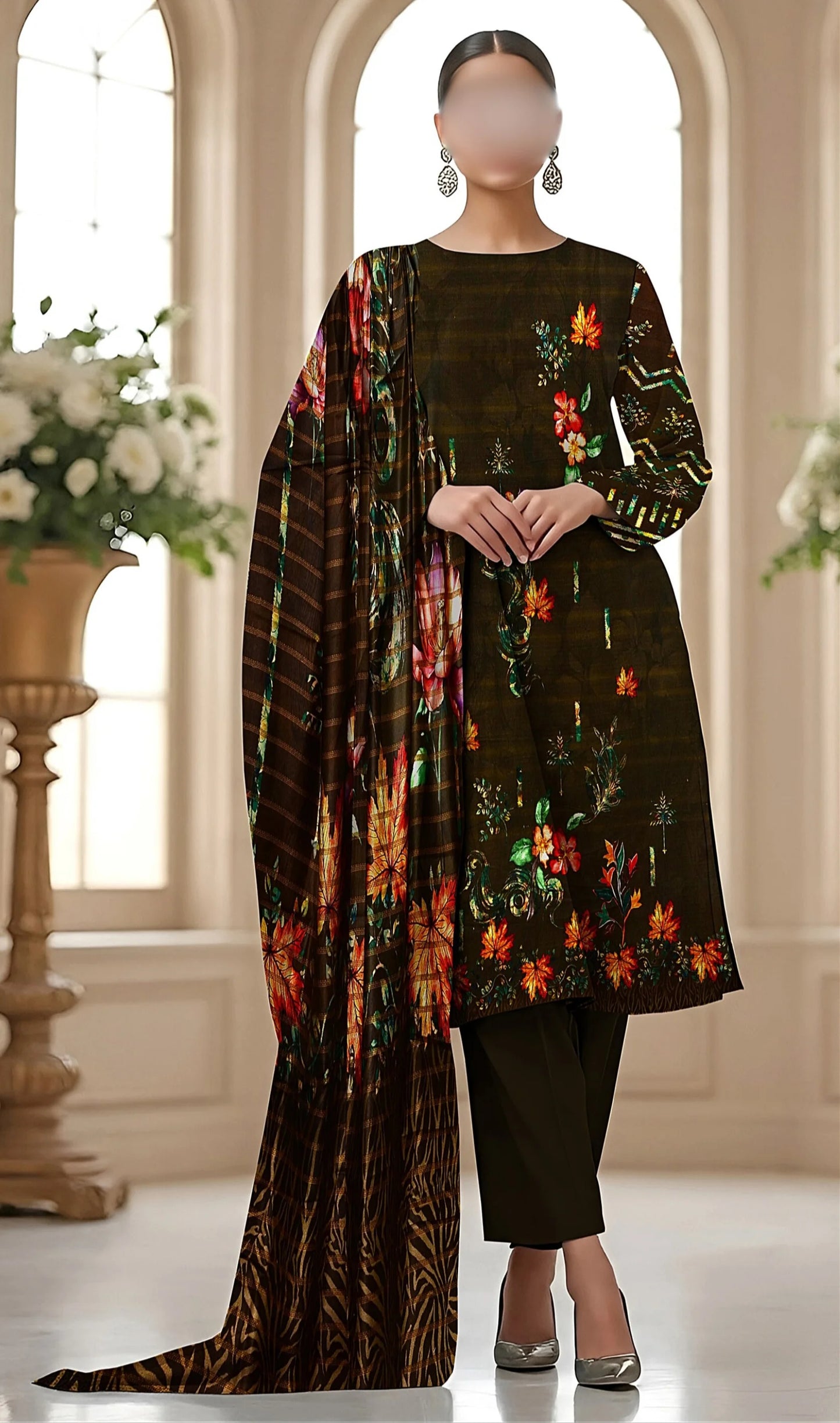Digital Print Linen 3 Piece Suits – 10 Unique Designs | Same Premium Quality | Bold Shirt | Fancy Dupatta | Limited Stock