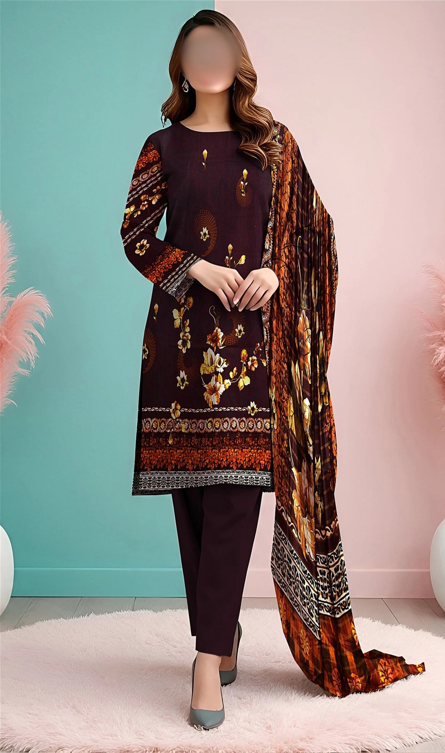 Digital Print Linen 3 Piece Suits – 10 Unique Designs | Same Premium Quality | Bold Shirt | Fancy Dupatta | Limited Stock