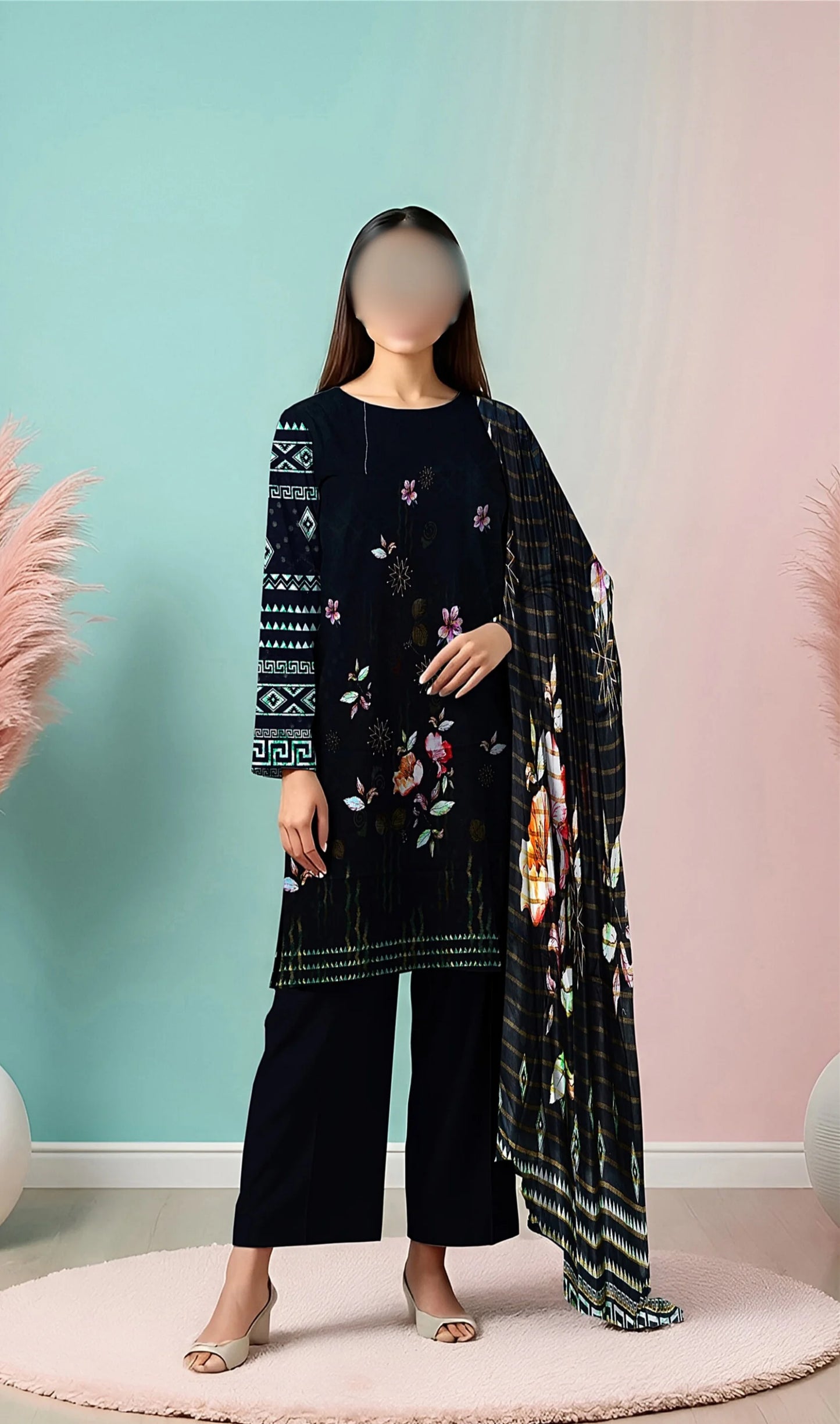 Digital Print Linen 3 Piece Suits – 10 Unique Designs | Same Premium Quality | Bold Shirt | Fancy Dupatta | Limited Stock